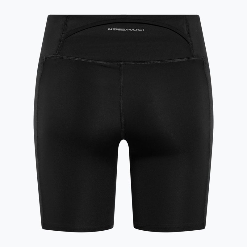Spodenki do biegania damskie Under Armour Run Elite Half black/black/reflective 7