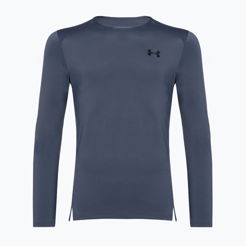 Longsleeve treningowy męski Under Armour Armourprint downpour gray/black 3