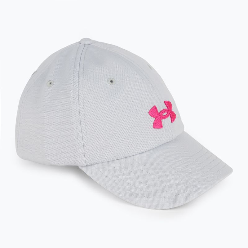 Czapka z daszkiem damska Under Armour Blitzing Adj halo gray/rebel pink