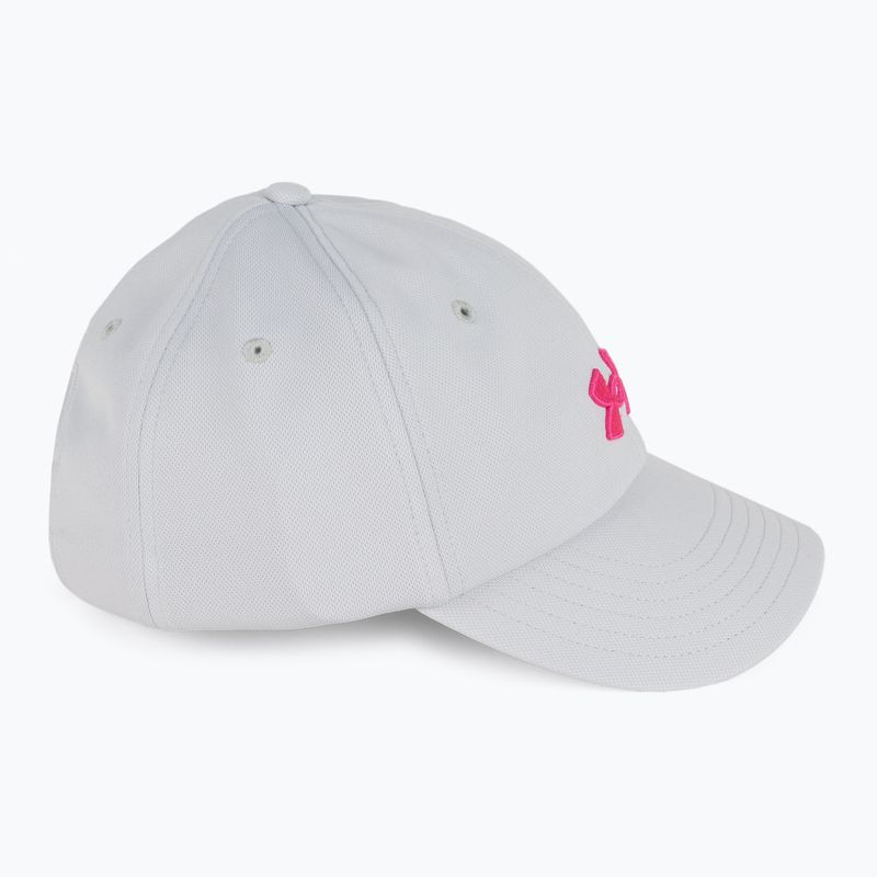 Czapka z daszkiem damska Under Armour Blitzing Adj halo gray/rebel pink 2