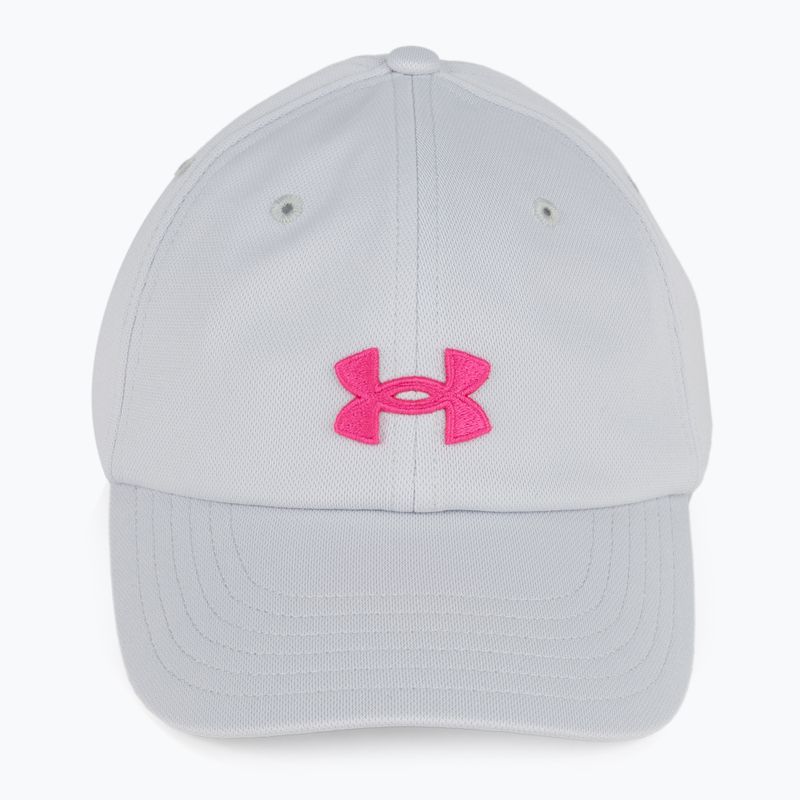 Czapka z daszkiem damska Under Armour Blitzing Adj halo gray/rebel pink 4