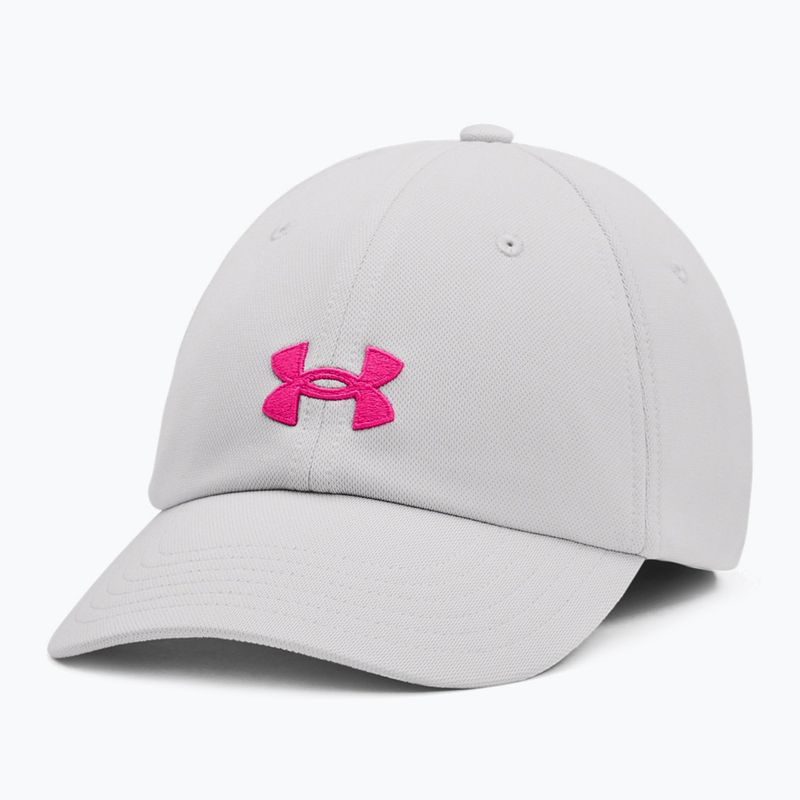 Czapka z daszkiem damska Under Armour Blitzing Adj halo gray/rebel pink 5