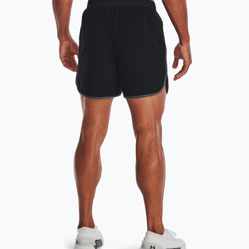 Spodenki treningowe męskie Under Armour Hiit Woven 6in black/pitch gray 4