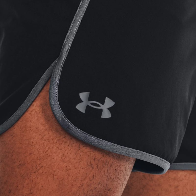 Spodenki treningowe męskie Under Armour Hiit Woven 6in black/pitch gray 5