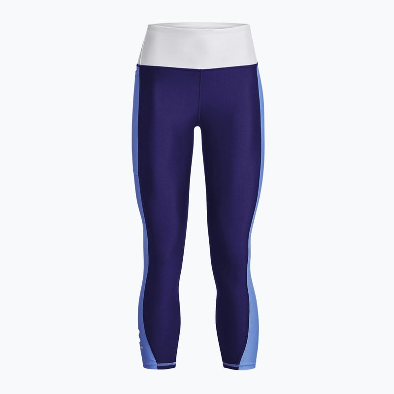 Legginsy damskie Under Armour Armour Blocked Ankle sonar blue/white 3