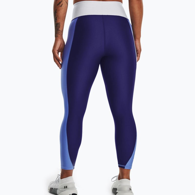 Legginsy damskie Under Armour Armour Blocked Ankle sonar blue/white 2