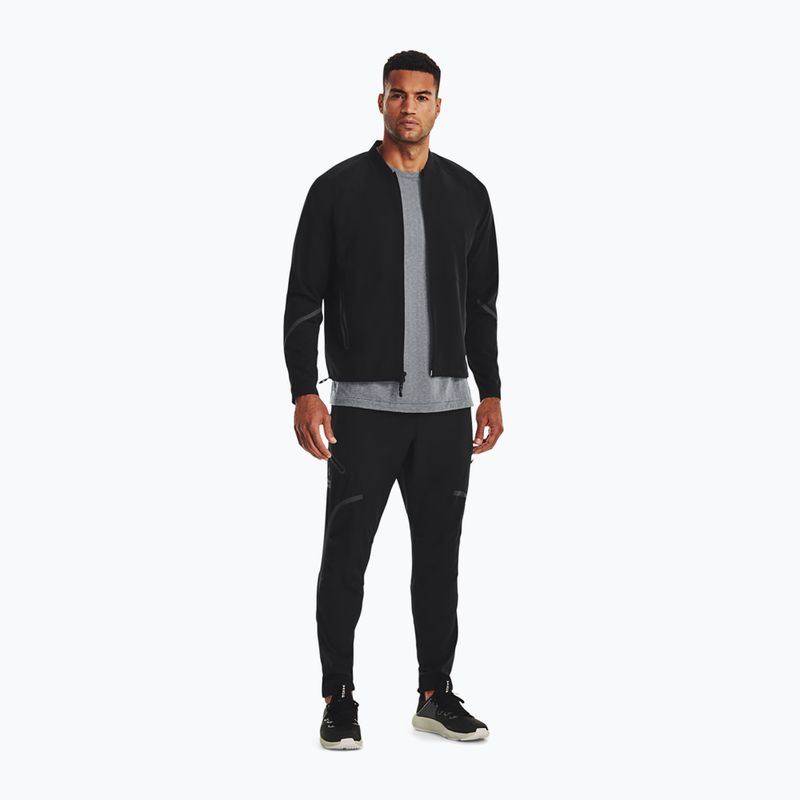 Kurtka treningowa męska Under Armour Unstoppable Bomber black/black/black 2