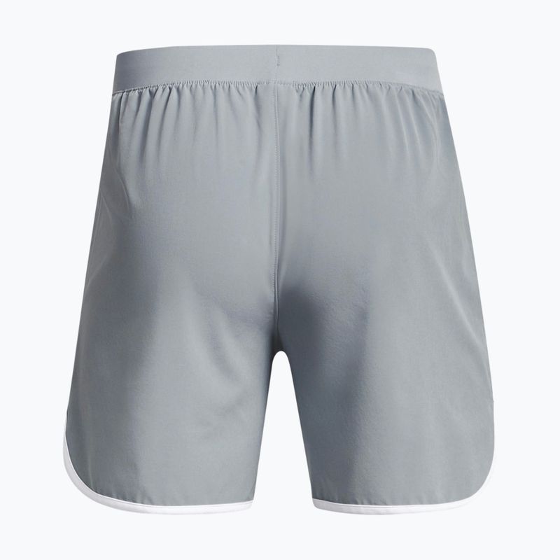 Spodenki treningowe męskie Under Armour Hiit Woven 6in harbor blue/white 5