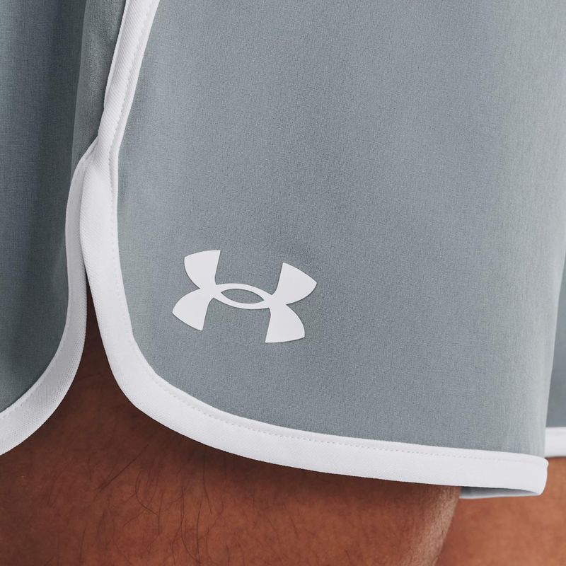 Spodenki treningowe męskie Under Armour Hiit Woven 6in harbor blue/white 3