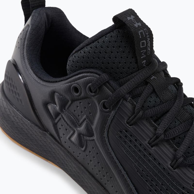 Buty treningowe męskie Under Armour Charged Commit Tr 3 black/black/black 7