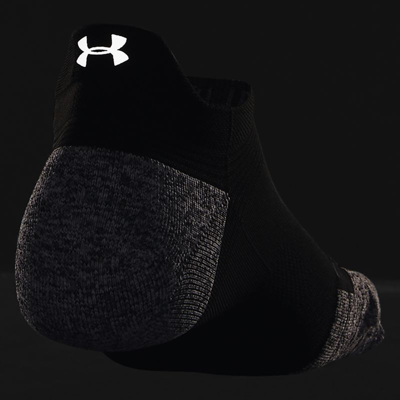 Skarpety Under Armour Ad Run Cushion 1Pk NS Tab black/pitch gray/reflective 2