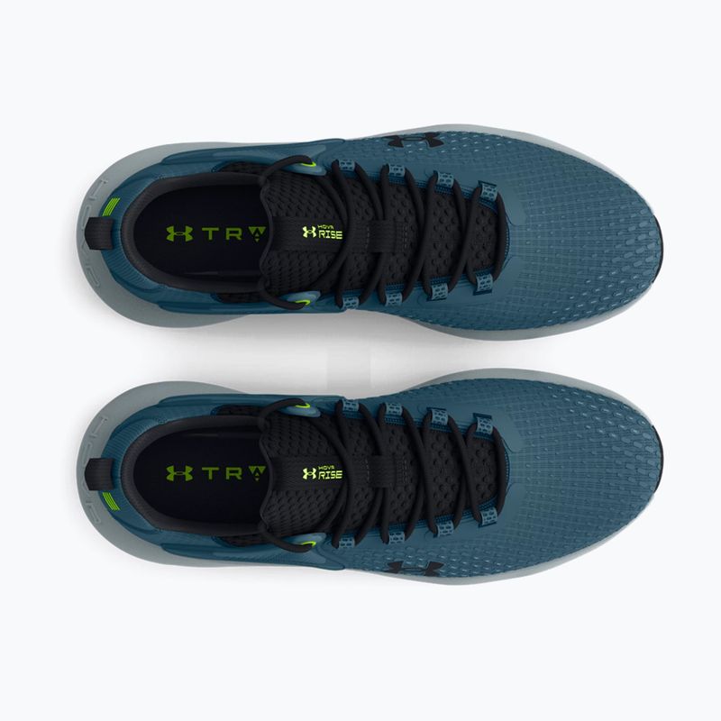 Buty treningowe męskie Under Armour Hovr Rise 4 static blue/lime surge/black 13