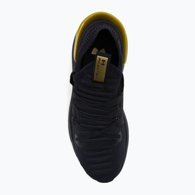 Buty do biegania męskie Under Armour Hovr Phantom 3 Mtlc black/black/metallic gold 6
