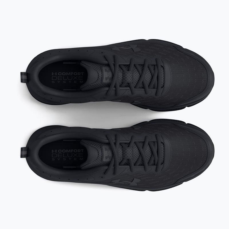 Buty do biegania męskie Under Armour Charged Assert 10 black/black/black 14