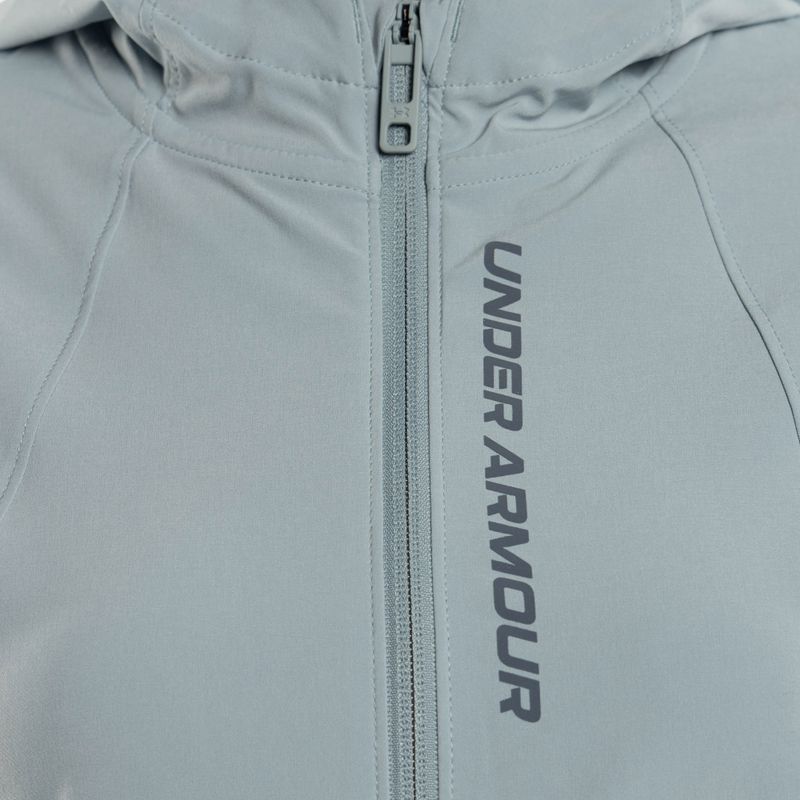 Kurtka do biegania damska Under Armour Outrun The Storm harbor blue/harbor blue/reflective 3