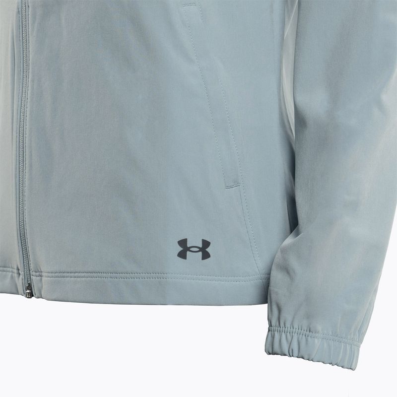 Kurtka do biegania damska Under Armour Outrun The Storm harbor blue/harbor blue/reflective 4