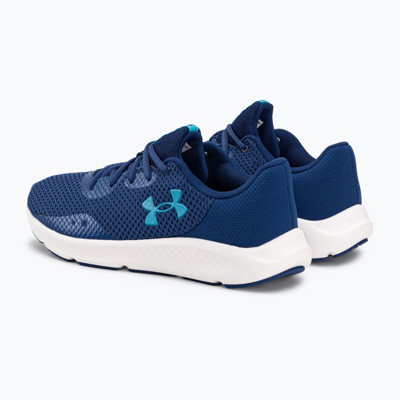 Buty do biegania męskie Under Armour Charged Pursuit 3 blue mirage/blue mirage/blue surf 4