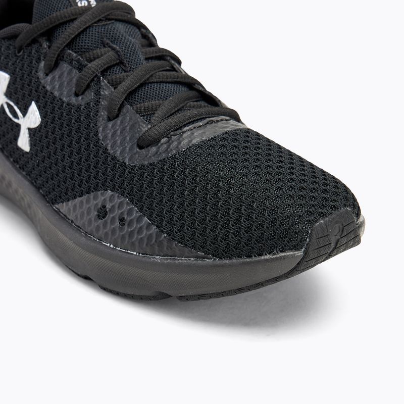 Buty do biegania damskie Under Armour Charged Pursuit 3 black/black/metallic silver 7