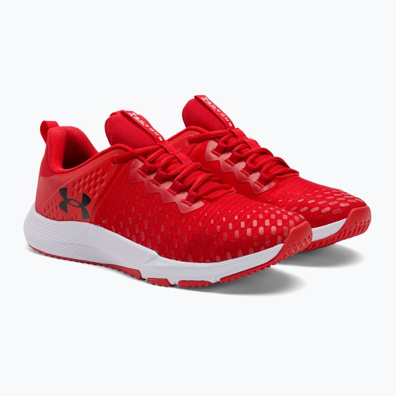Buty treningowe męskie Under Armour Charged Engage 2 red/black/black 4