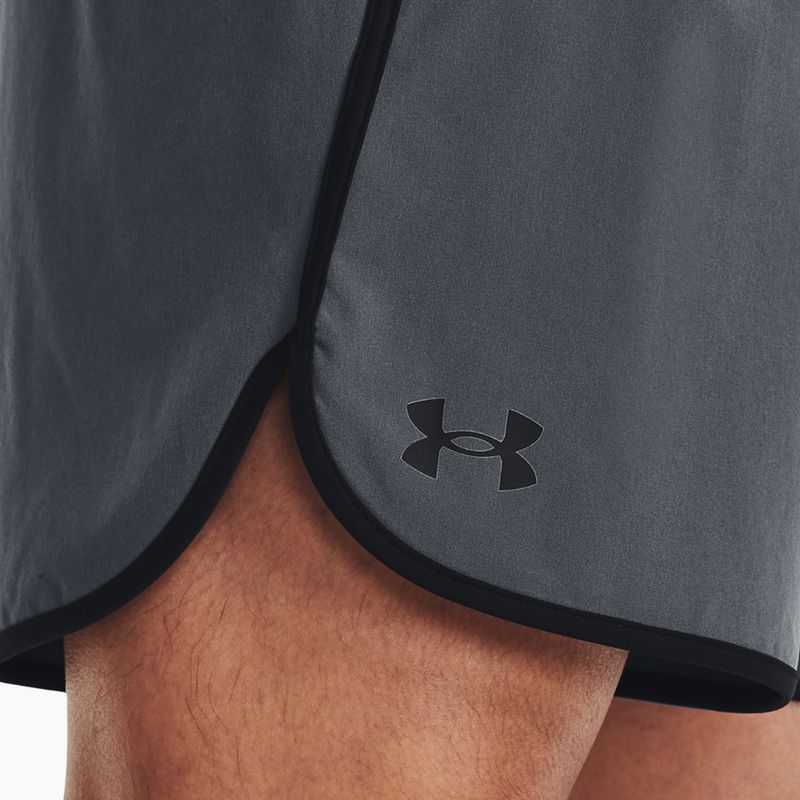 Spodenki treningowe męskie Under Armour Hiit Woven 6in pitch gray/black 8
