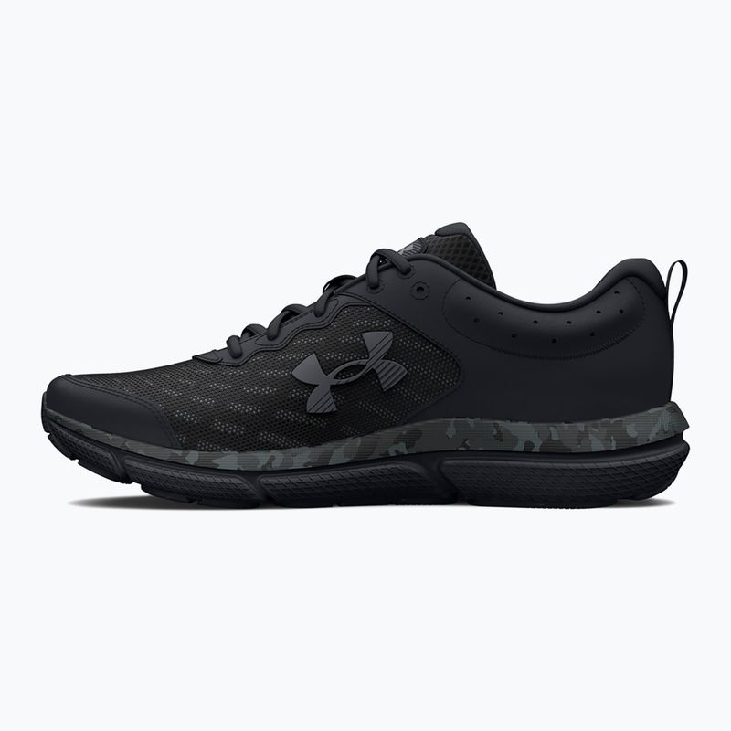 Buty do biegania męskie Under Armour Charged Assert 10 Camo black/black/pitch gray 2