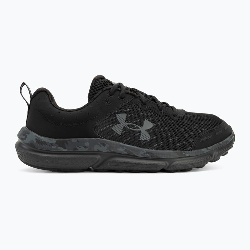 Buty do biegania męskie Under Armour Charged Assert 10 Camo black/black/pitch gray 2