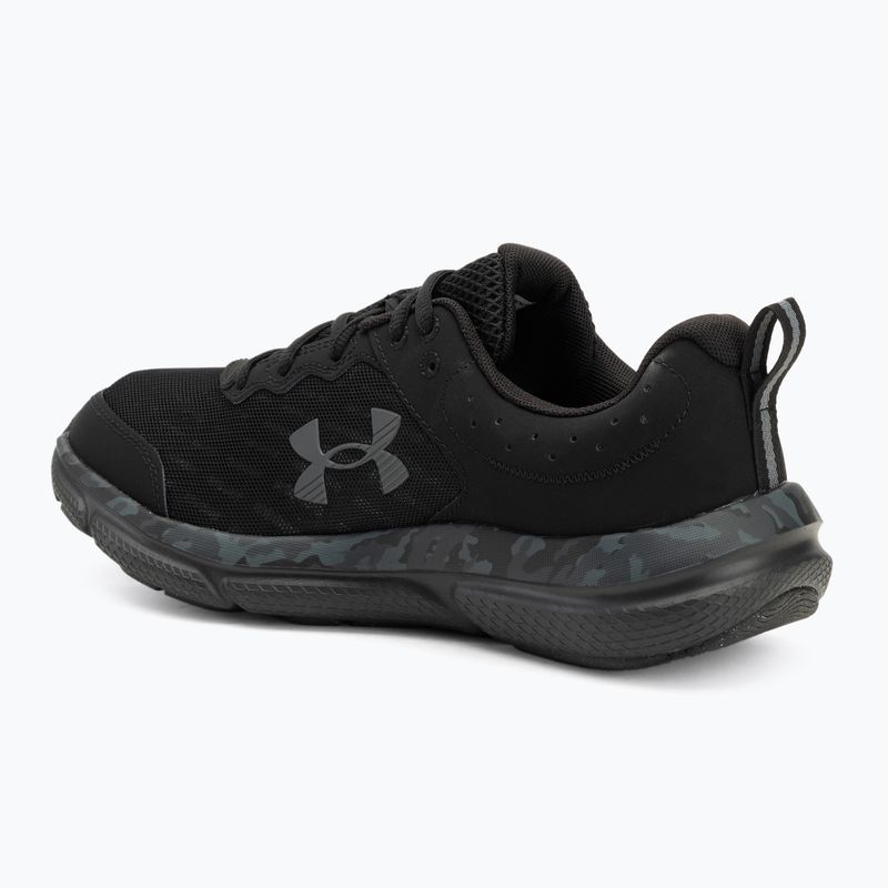 Buty do biegania męskie Under Armour Charged Assert 10 Camo black/black/pitch gray 3