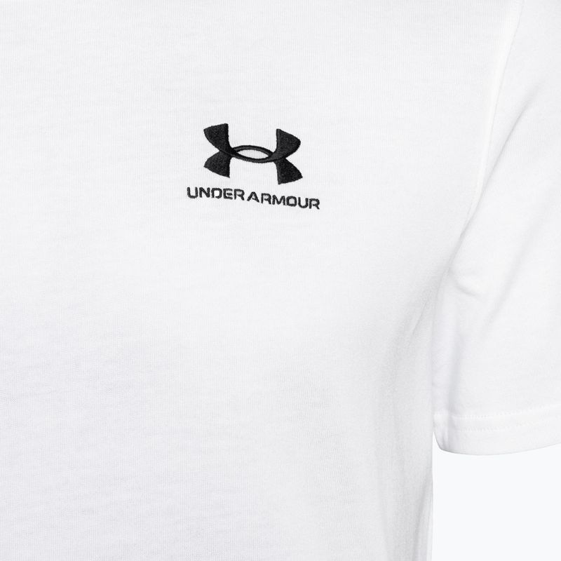 Koszulka męska Under Armour Logo Emb Heavyweight white/black 7