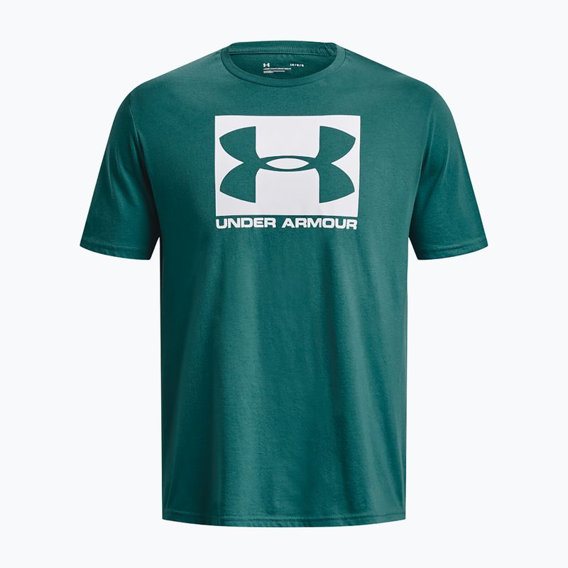 Koszulka męska Under Armour Boxed Sportstyle coastal teal/white 4