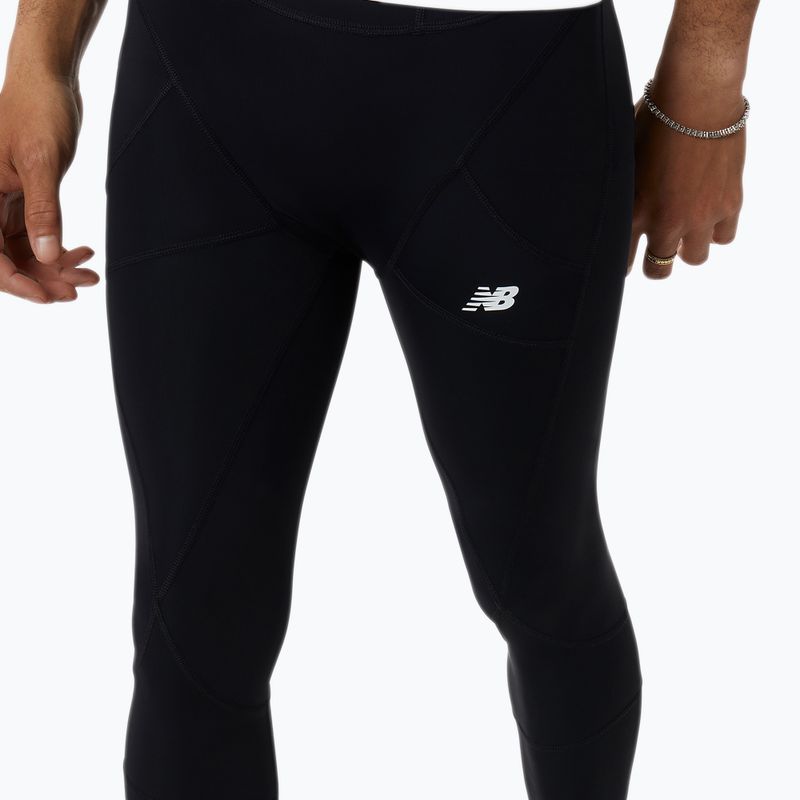 Legginsy do biegania męskie New Balance C​ompression Tight black 3