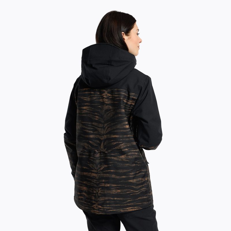 Kurtka snowboardowa damska Volcom Shelter 3D Stretch tiger print 3