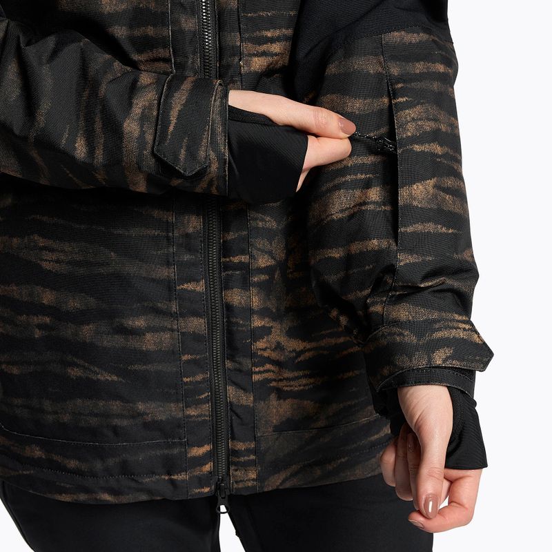 Kurtka snowboardowa damska Volcom Shelter 3D Stretch tiger print 6