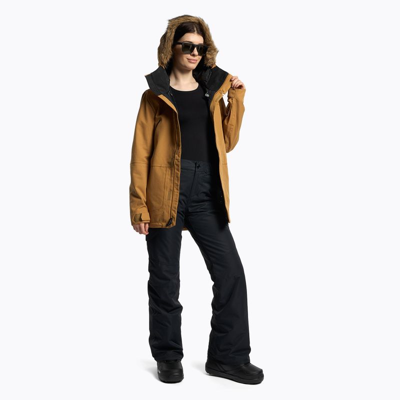 Kurtka snowboardowa damska Volcom Shadow Ins caramel 2