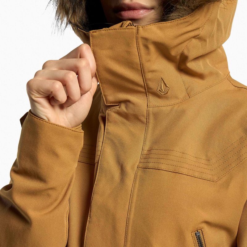 Kurtka snowboardowa damska Volcom Shadow Ins caramel 5