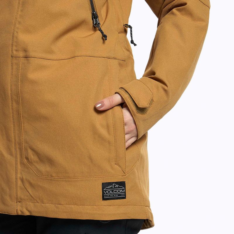 Kurtka snowboardowa damska Volcom Shadow Ins caramel 7