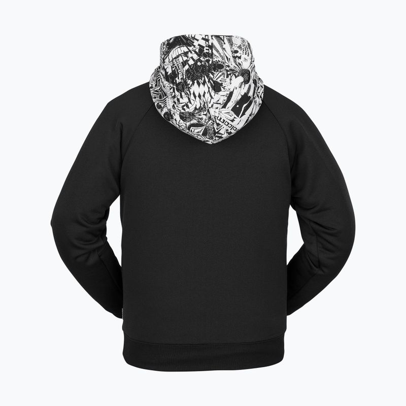 Bluza męska Volcom Hydro Riding Hoodie 2022 black/white 2