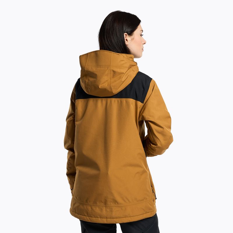 Kurtka snowboardowa damska Volcom Ell Ins Gore-Tex caramel 3