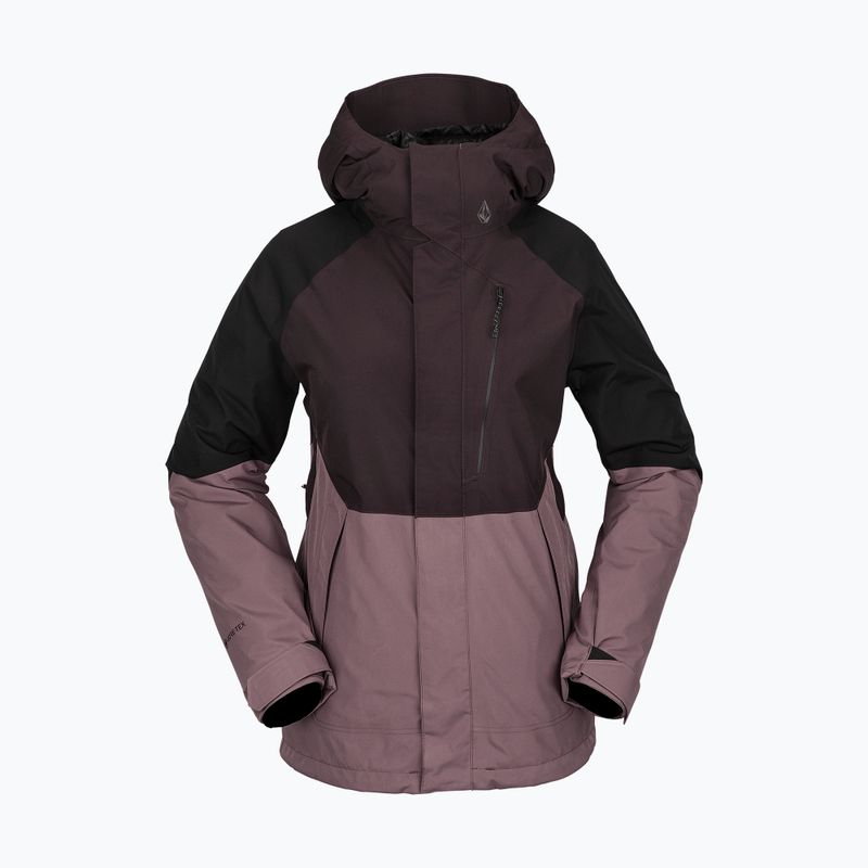 Kurtka snowboardowa damska Volcom Aris Ins Gore black plum 7