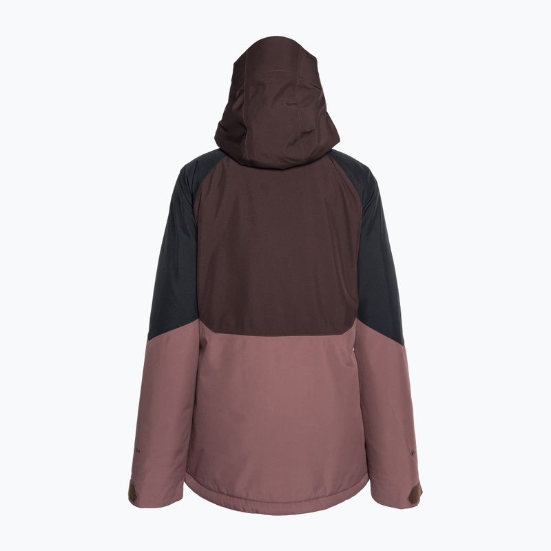 Kurtka snowboardowa damska Volcom Aris Ins Gore black plum 2