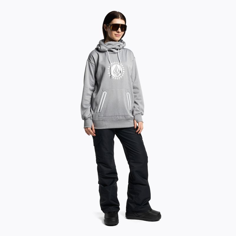 Bluza damska Volcom Spring Shred Hoody heather grey 2