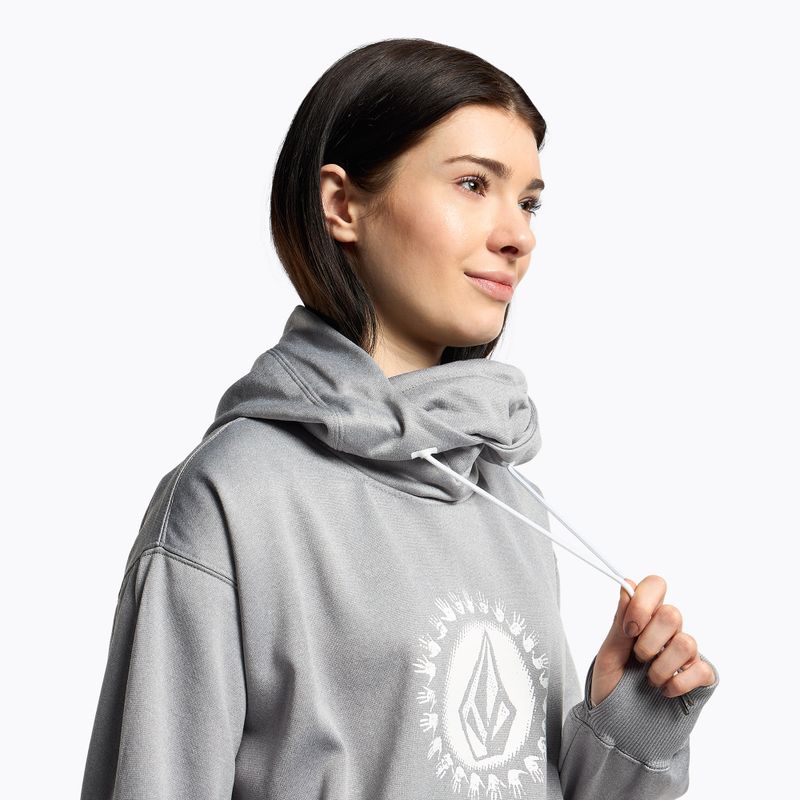 Bluza damska Volcom Spring Shred Hoody heather grey 5