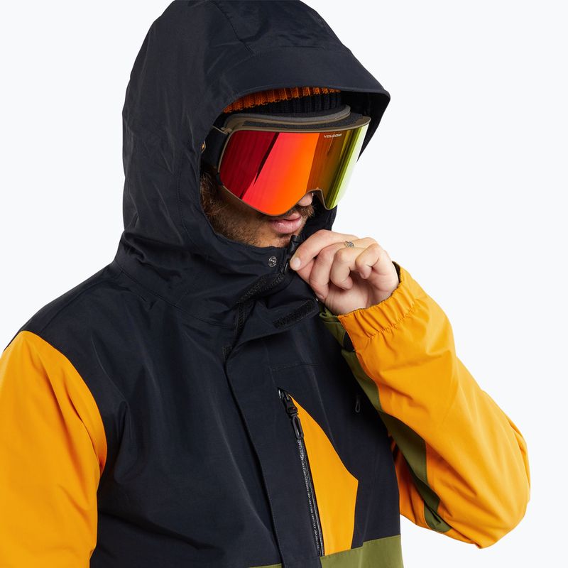 Kurtka snowboardowa męska Volcom L Ins Gore-Tex gold 2