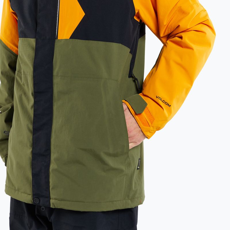 Kurtka snowboardowa męska Volcom L Ins Gore-Tex gold 4