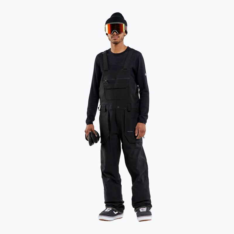 Spodnie snowboardowe męskie Volcom Roan Bib Overall black