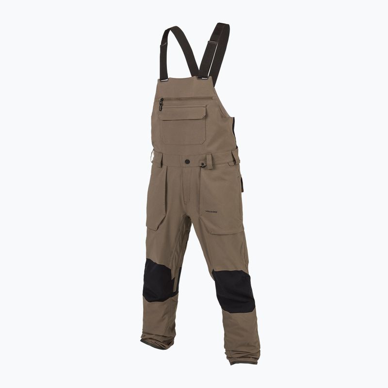 Spodnie snowboardowe męskie Volcom Roan Bib Overall teak