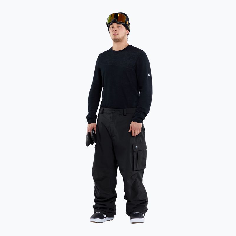 Spodnie snowboardowe męskie Volcom Nwrk Baggy black