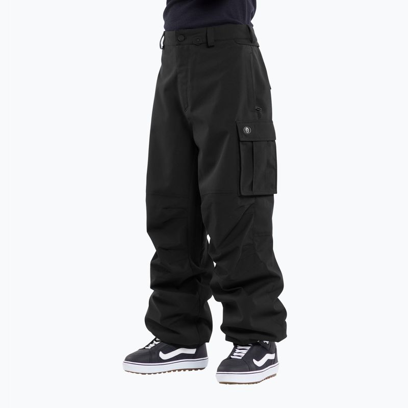 Spodnie snowboardowe męskie Volcom Nwrk Baggy black 3