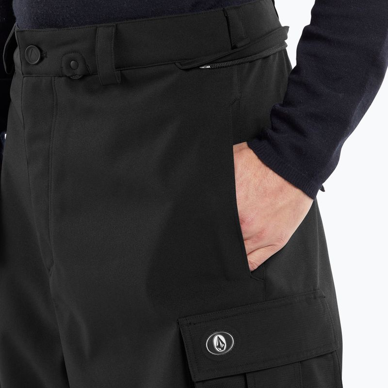 Spodnie snowboardowe męskie Volcom Nwrk Baggy black 4