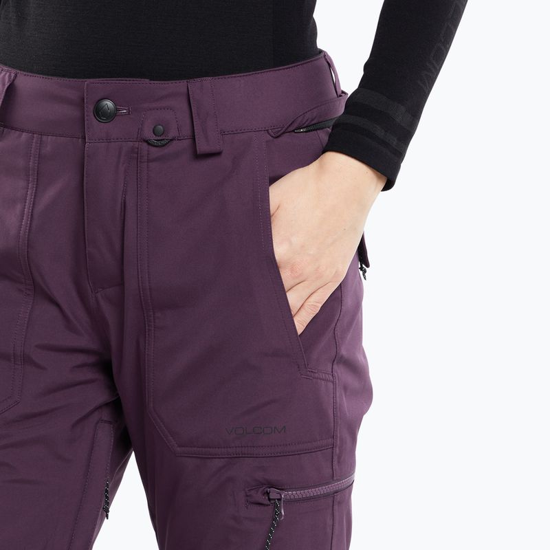 Spodnie snowboardowe damskie Volcom Knox Ins Gore-Tex blackberry 4