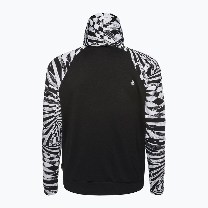 Bluza męska Volcom Hydro Riding Hoodie black/white 2